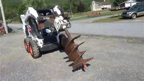 bobcat skid steer auger for sale|bobcat auger extension shaft.